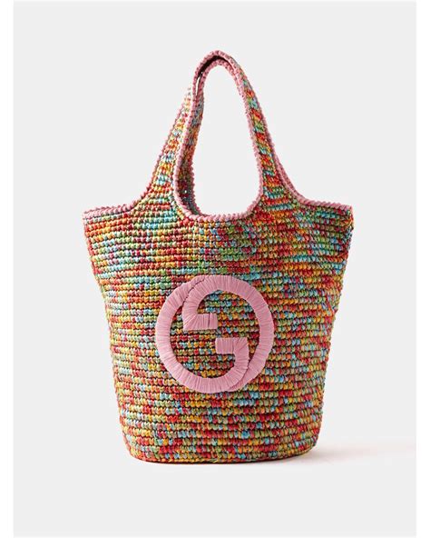 gucci raffia tote bag.